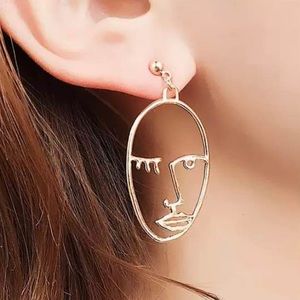Abstract Art Drop Earrings